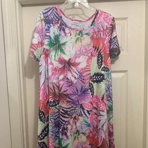 LuLaRoe Carly Swing Dress L Beautiful design